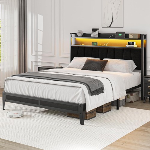 King size bed frame with - king,