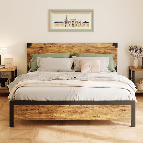 King size bed frame metal - size,