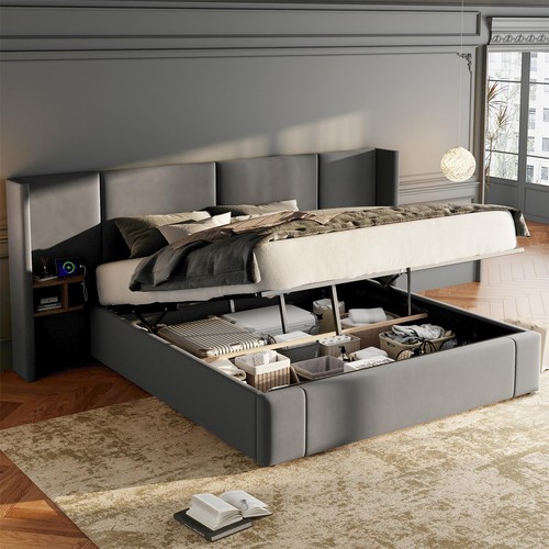 5ft king size upholstered - size,