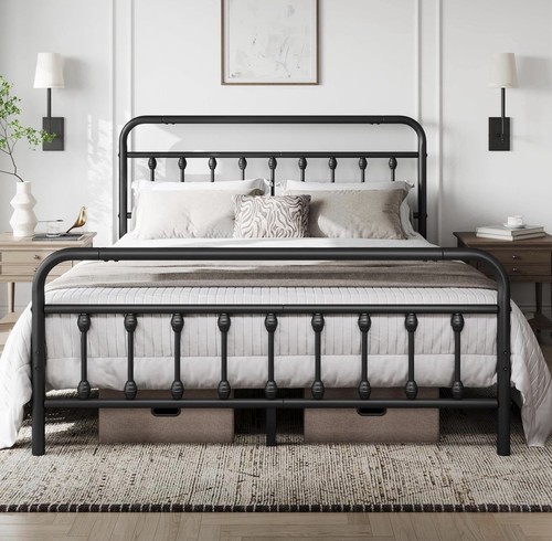 Dumee king size bed frame - ,