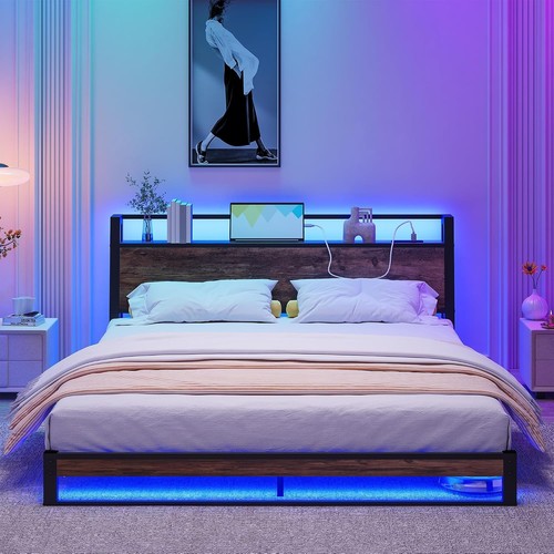 King size bed - king, with