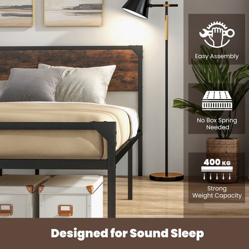 King size industrial slatted - industrial,