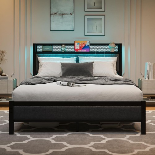 King size bed - king, with