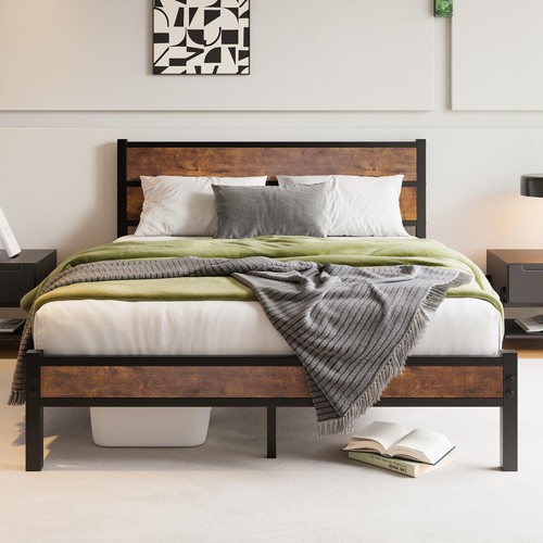 King size bed frame wooden - frame,