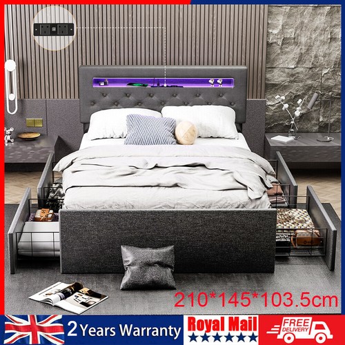 Double size bed frame - bed,