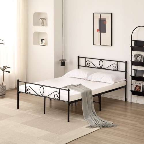 Metal bed frame - bed,