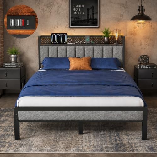 King size bed frame - bed,