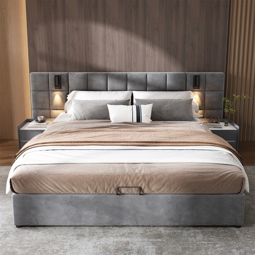 5ft king size upholstered - king,