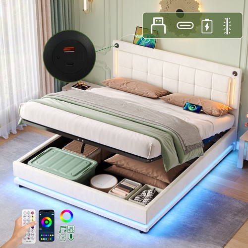 Ottoman storage bed - ottoman, king