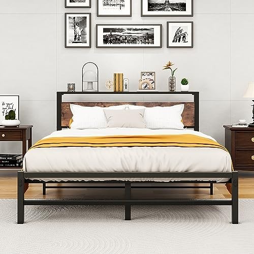 King size bed frame with - king,