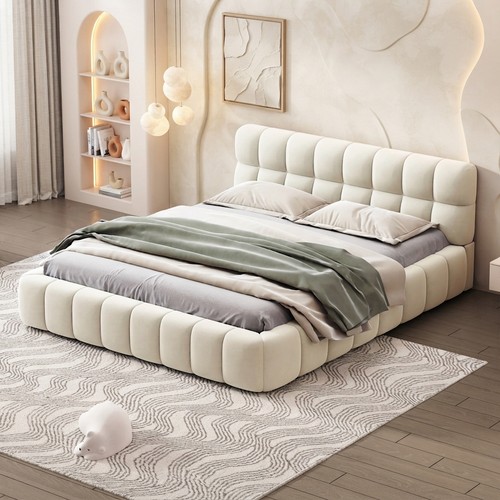Bubble upholstered double bed - bubble,