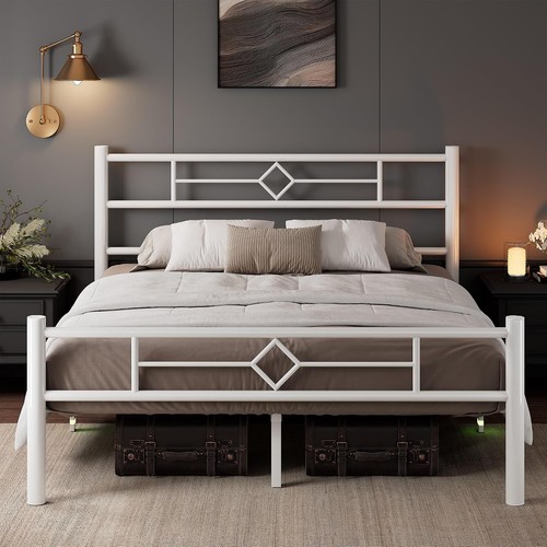 King size bed - size, frame