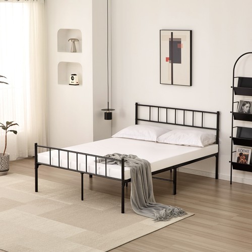 Metal bed frame - bed, with