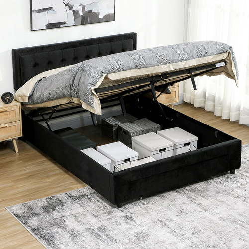 King size bed frame with - king,