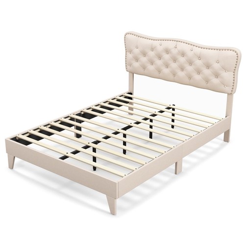 Gymax king size bed - king,