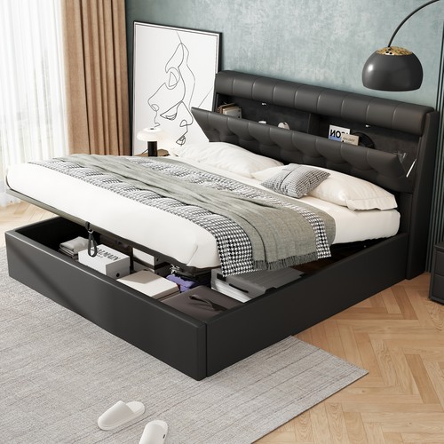 Upholstered bed frame - upholstered,