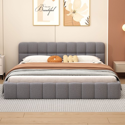 King size scalloped - scalloped, low