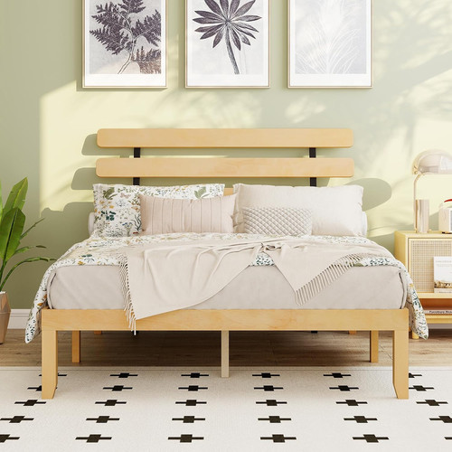 King size bed frame - bed,