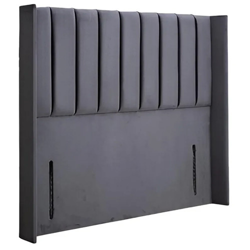 Headboard panelled plush - headboard,