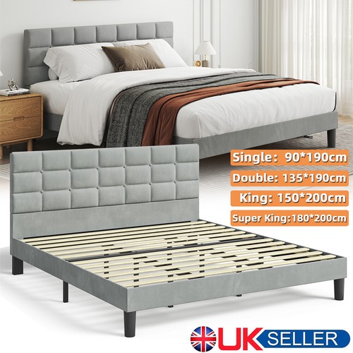 Morden bed frame velvet - morden,