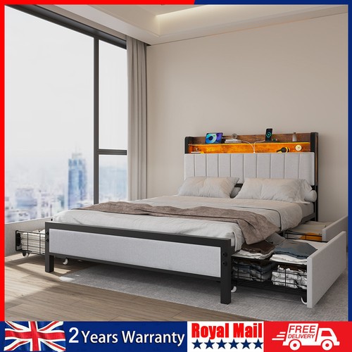 4ft6 double size bed - double, frame