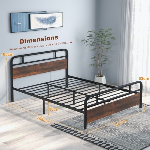 King size bed frame - bed,