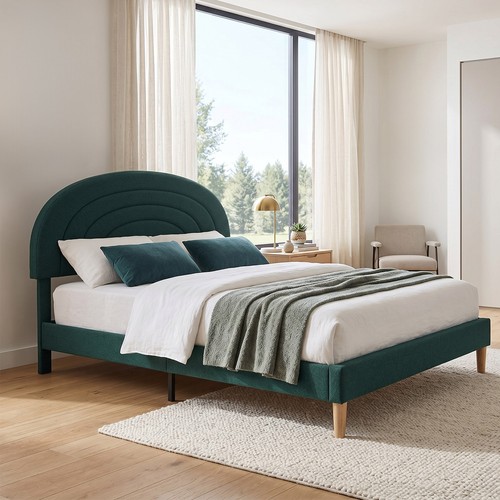 Slatted bed frame upholstered - frame,