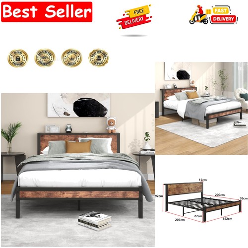 King size bed frame - frame, with