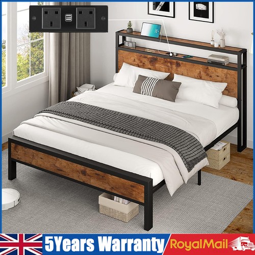 Double size bed frame with - frame,
