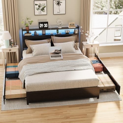 King size bed - king, with